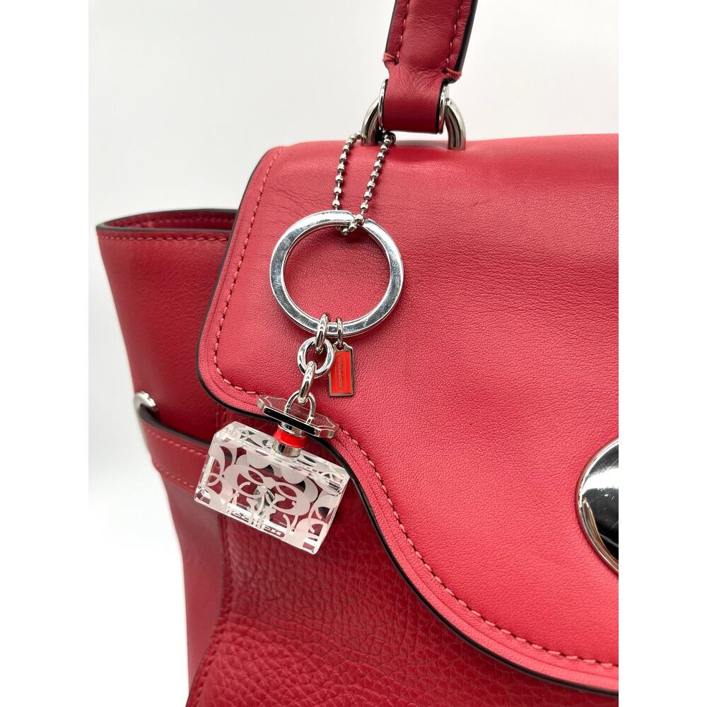 COACH Bag Charm Key Chain, Perfume Bottle with Signature Pattern - Picture 5 of 7